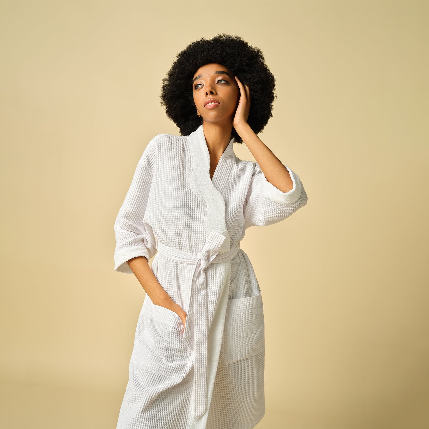 PATTERN x SERGIO HUDSON Curl-Conscious Robe